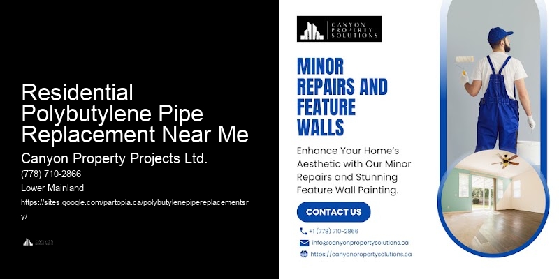 Replace Polybutylene Pipes Residential Polybutylene Pipe Replacement Near Me