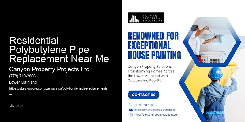 Polybutylene Pipe Safety Inspections Residential Polybutylene Pipe Replacement Near Me