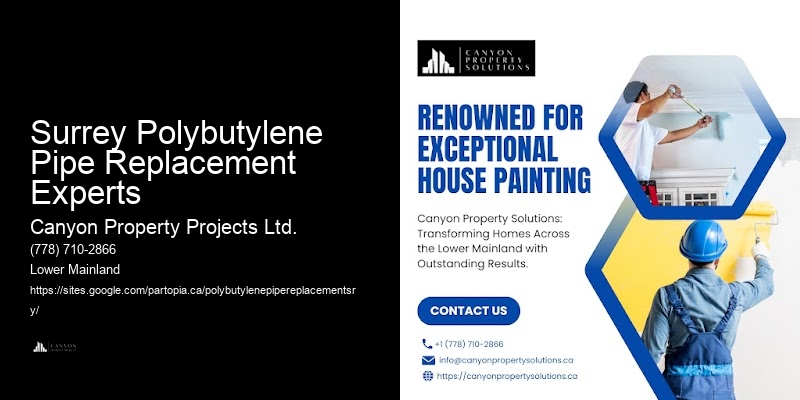 Surrey Polybutylene Pipe Replacement Experts Polybutylene Pipe Service Guarantee