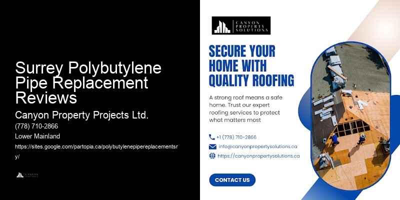 Affordable Rates for Polybutylene Pipe Replacement Surrey Polybutylene Pipe Replacement Reviews