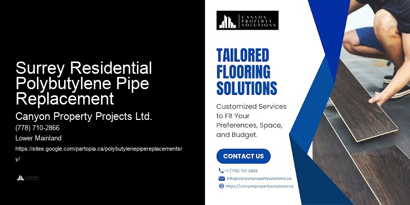 Experienced Polybutylene Pipe Replacement Surrey Residential Polybutylene Pipe Replacement