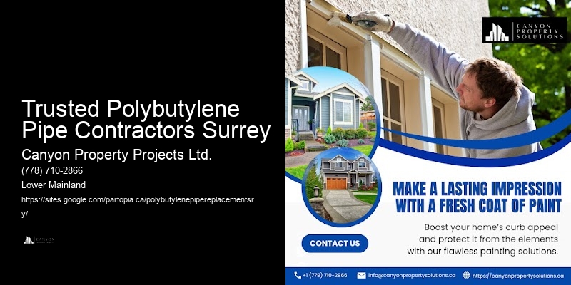 Polybutylene Pipe Replacement Experience Trusted Polybutylene Pipe Contractors Surrey