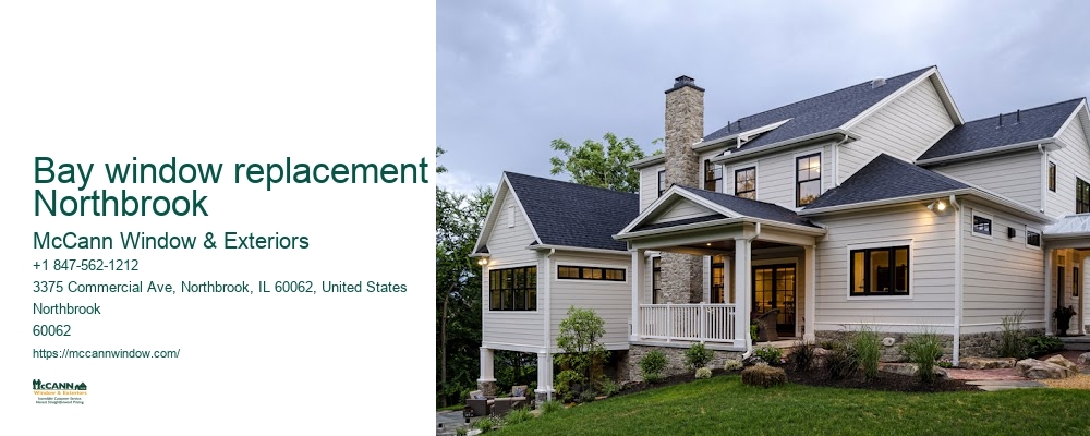 Bay window replacement Northbrook McCann Window & Exteriors Bay window replacement Northbrook