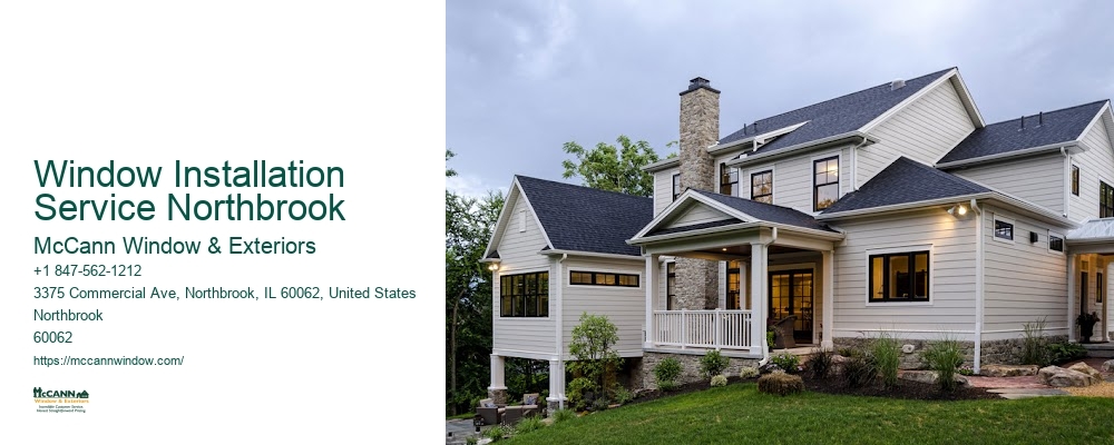 Window Installation Service Northbrook McCann Window & Exteriors Window Installation Service Northbrook