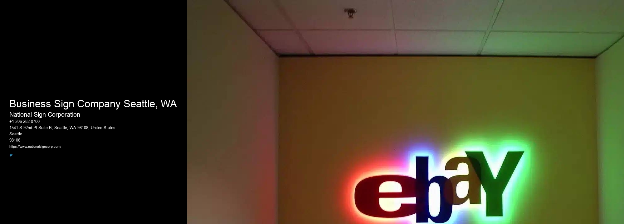 Fast And Affordable Sign Installation Business Sign Company Seattle, WA