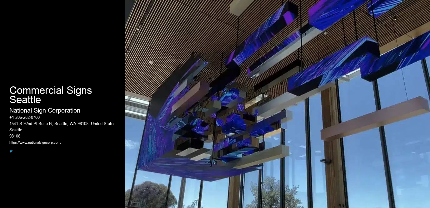 Commercial Signs Seattle Signage Solutions