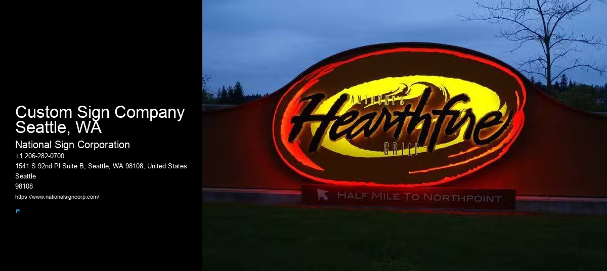 Trusted Office Branding Signs Custom Sign Company Seattle, WA