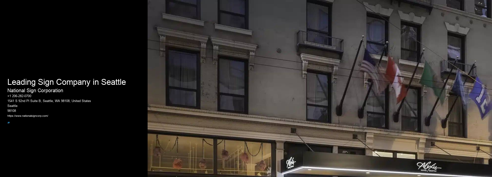 Corporate Branding Installation Leading Sign Company in Seattle