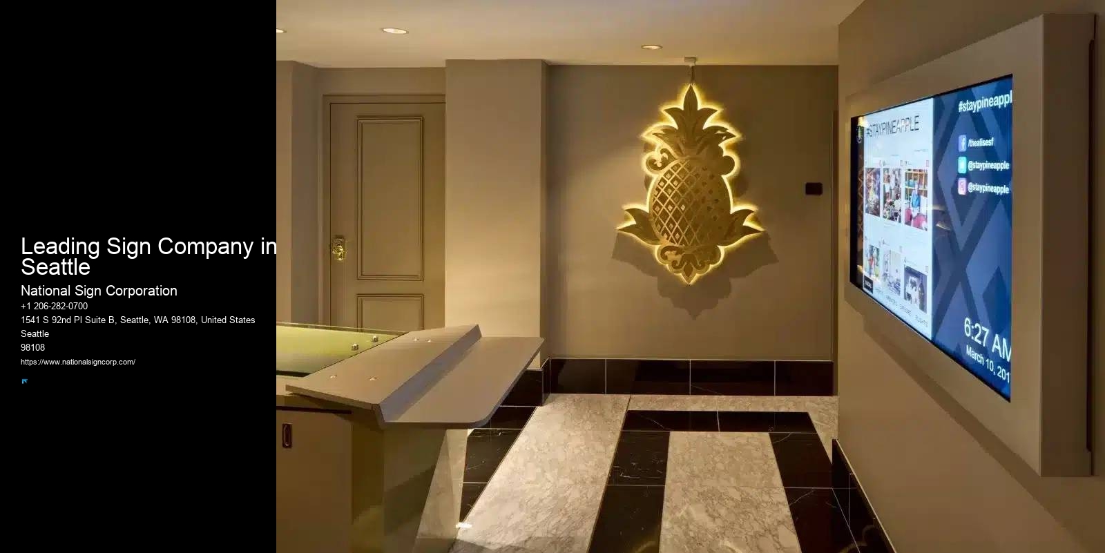 Outdoor Sign Company Leading Sign Company in Seattle, WA