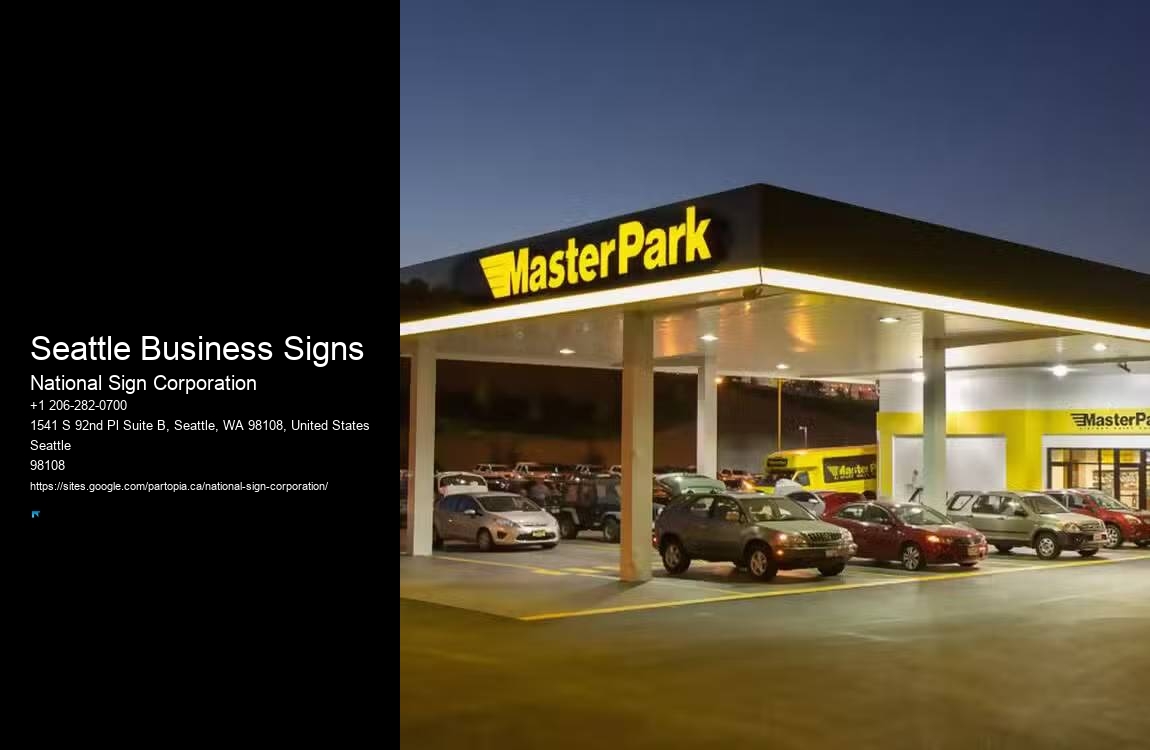 Custom Metal Signs Seattle Business Signs