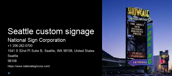 Affordable Branding Signage Seattle custom signage