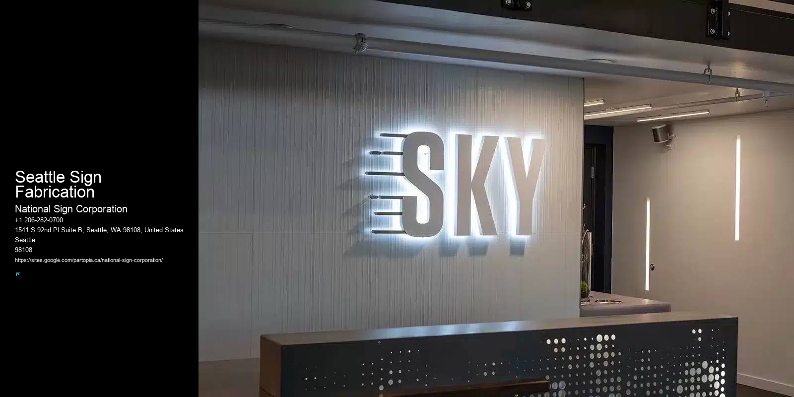 Digital Signs Seattle Sign Fabrication