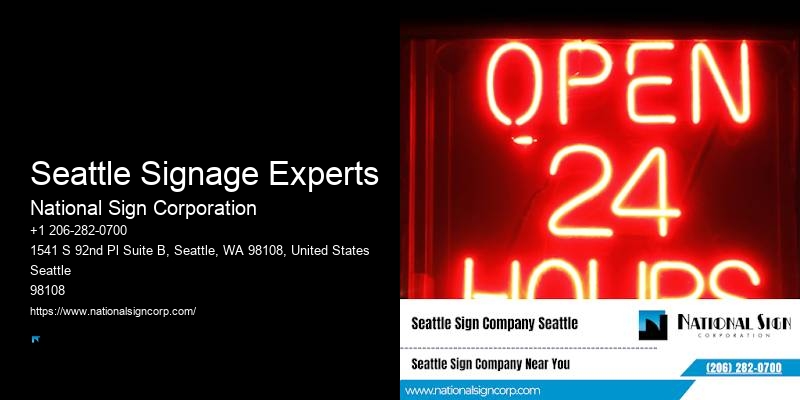 Seattle Signage Experts Custom Sign Makers