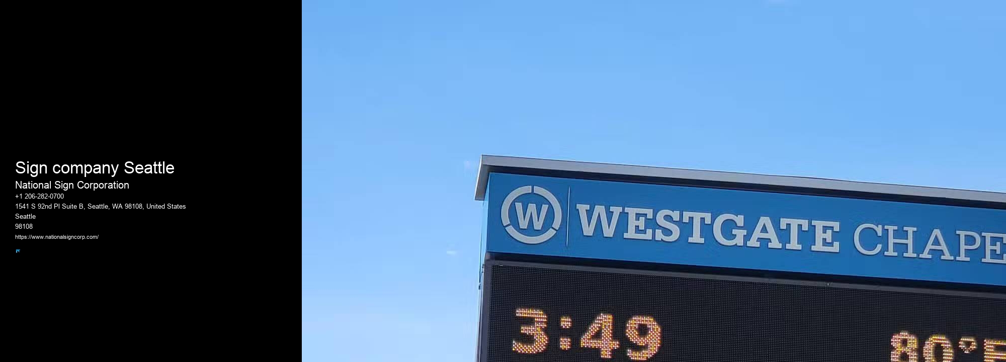 Quality Branding Signs Sign company Seattle