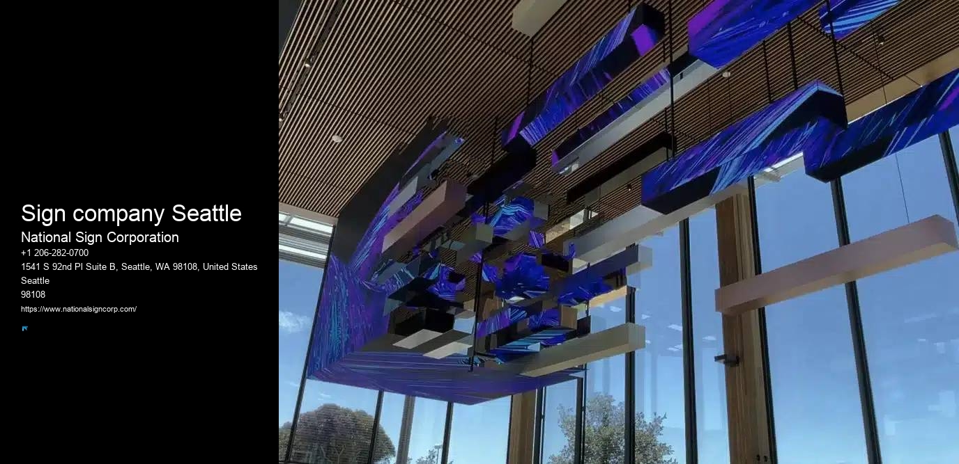 Local Sign Mounting Services Sign company Seattle