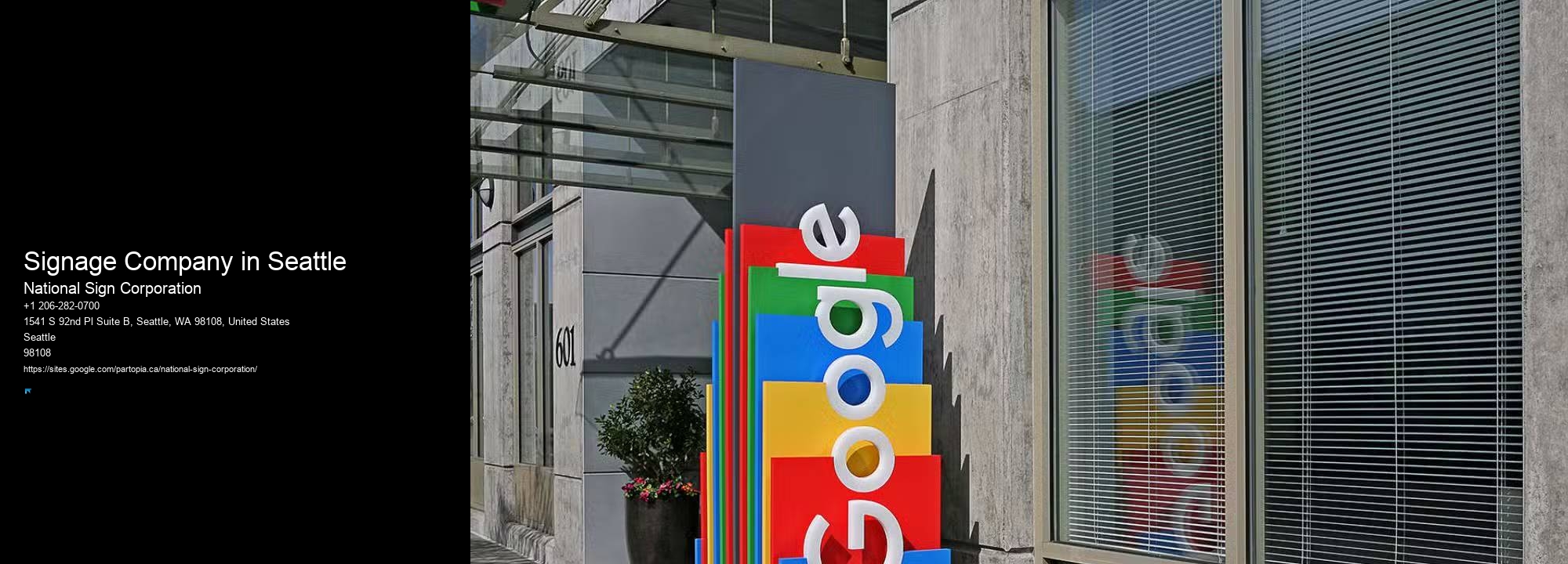 Expert Sign Installation Signage Company in Seattle