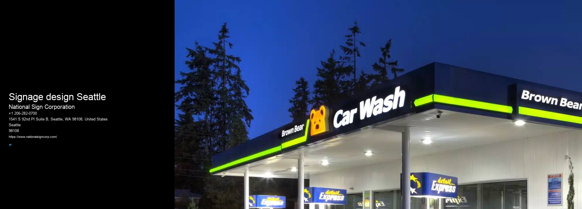 Fast And Affordable Monument Signs Signage design Seattle