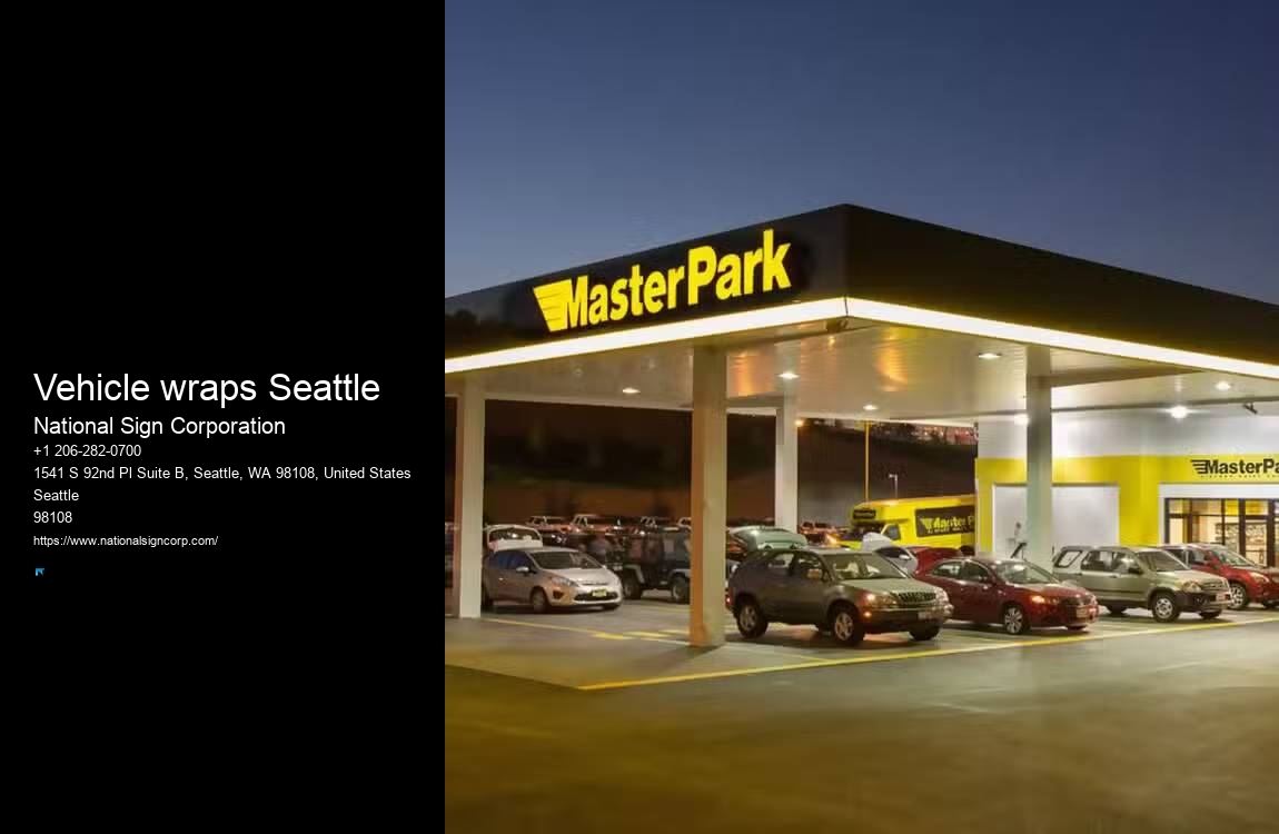 Signage for Offices Vehicle wraps Seattle