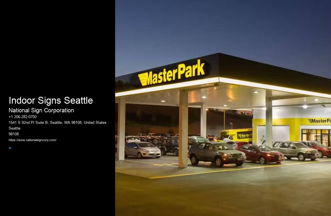 Custom LED Signs Indoor Signs Seattle