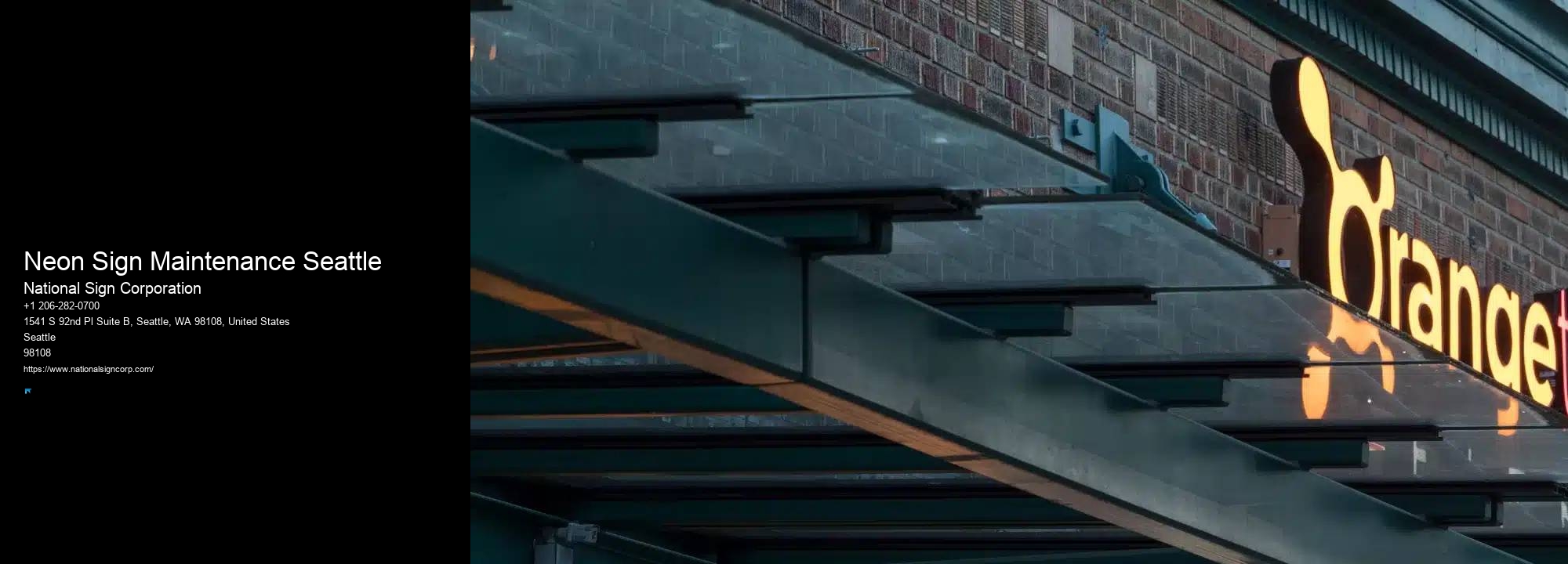 High-Quality LED Signs Neon Sign Maintenance Seattle