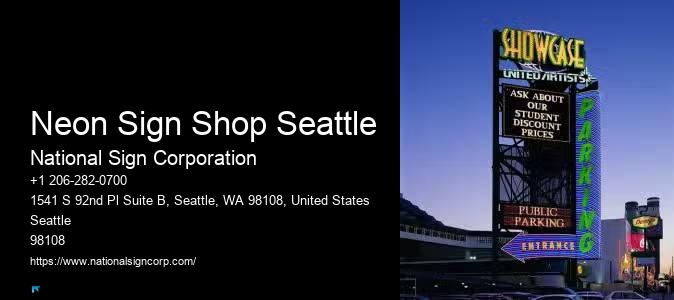 Affordable RGB Signs Neon Sign Shop Seattle