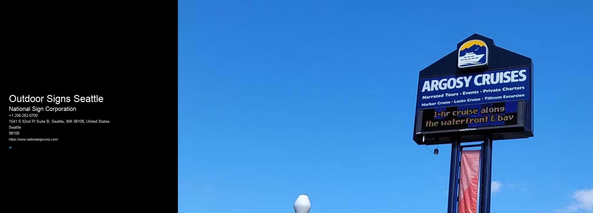 Neon Light Repair Outdoor Signs Seattle