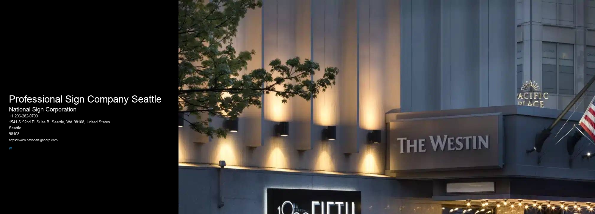 Modern Pylon Signs Professional Sign Company Seattle