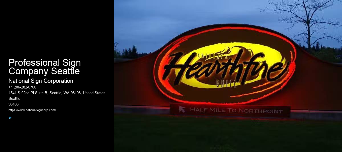 Neon Sign Lighting Professional Sign Company Seattle