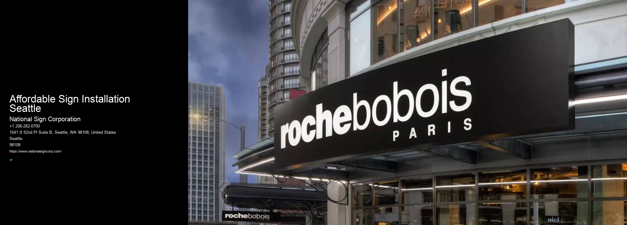 Top-Rated Led Message Boards Affordable Sign Installation Seattle