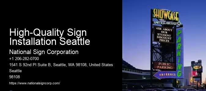 Affordable Scrolling Led Boards High-Quality Sign Installation Seattle