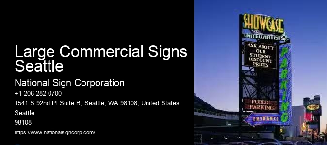 Multi-Location Sign Installation Large Commercial Signs Seattle