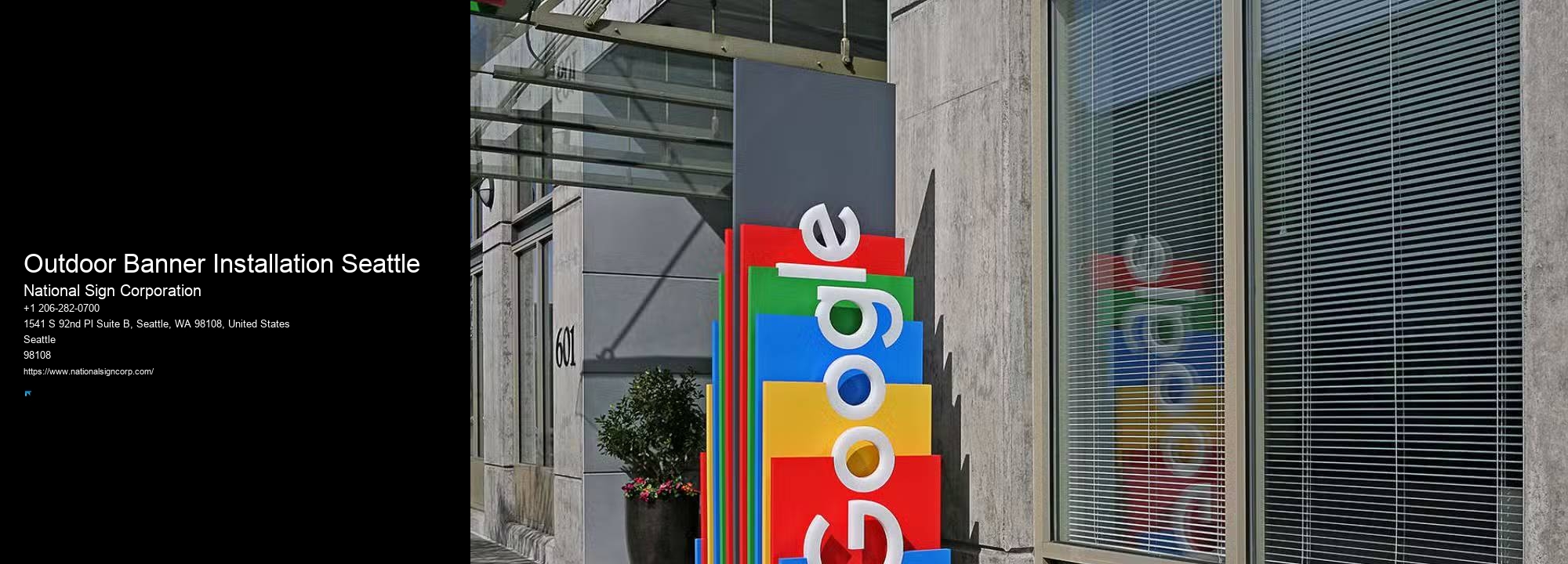 Affordable Digital Led Advertising Solutions Outdoor Banner Installation Seattle