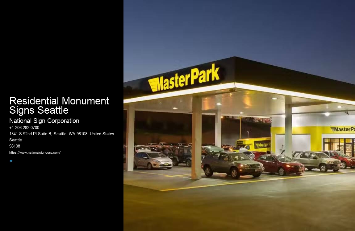 Top-Rated Led Display Services Residential Monument Signs Seattle