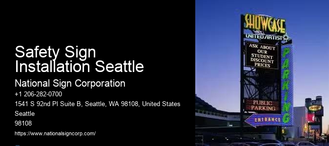 Affordable Office Signage Safety Sign Installation Seattle