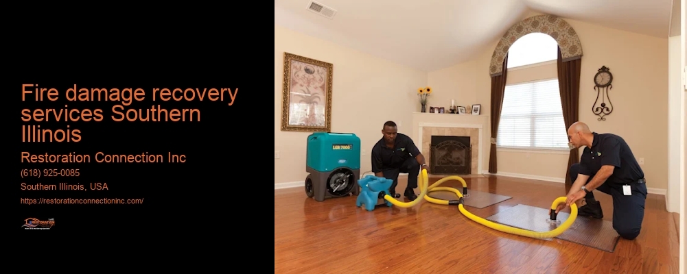 Fire damage recovery services Southern Illinois