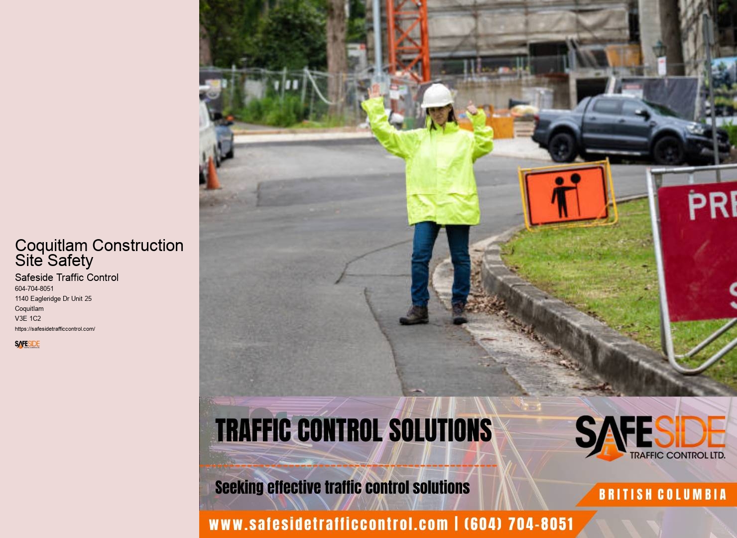 Coquitlam Construction Site Safety Traffic Safety Services