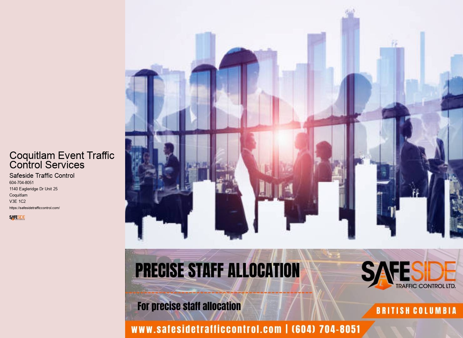 Top-tier Traffic Control Devices Supplier Coquitlam Event Traffic Control Services