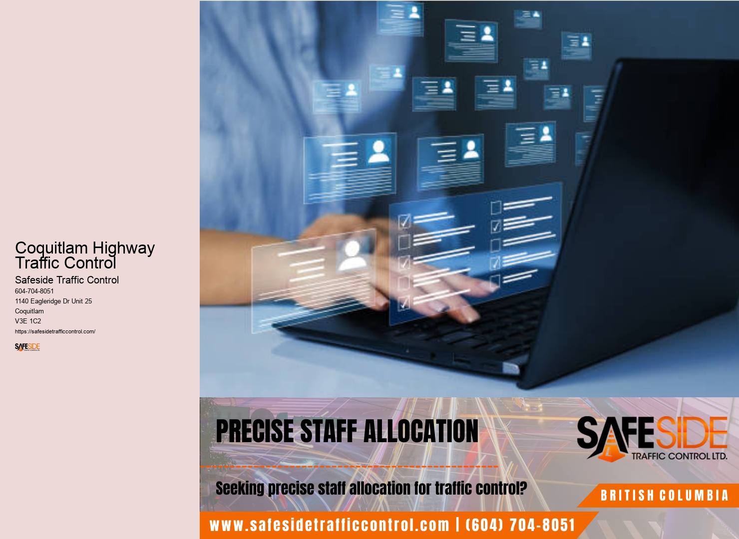 Coquitlam Highway Traffic Control Work Zone Safety Solutions