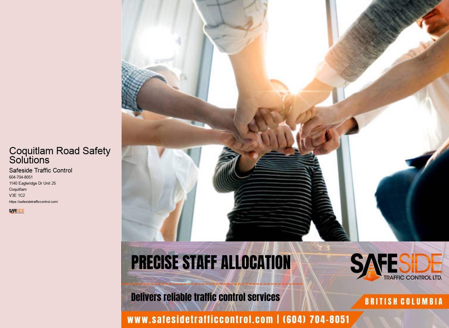 Coquitlam Road Safety Solutions Traffic Control Operations