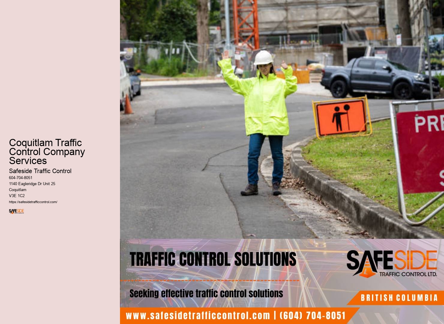 Coquitlam Traffic Control Company Services Traffic Control Company
