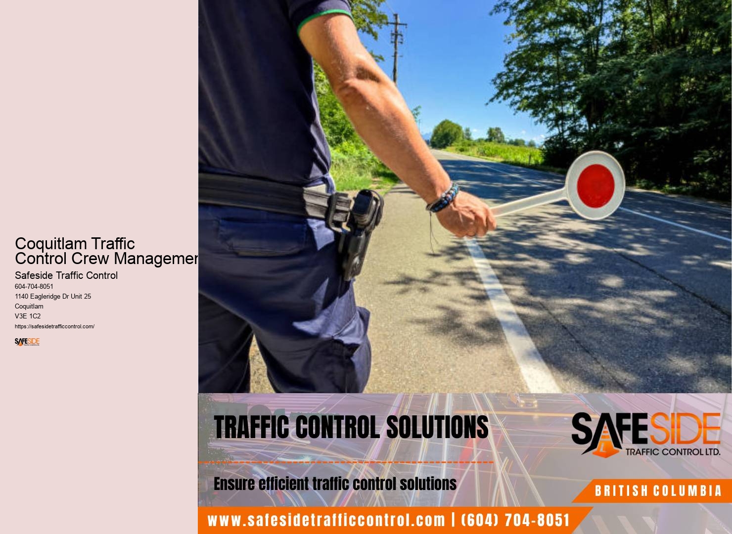 Affordable Traffic Control Coquitlam Traffic Control Crew Management