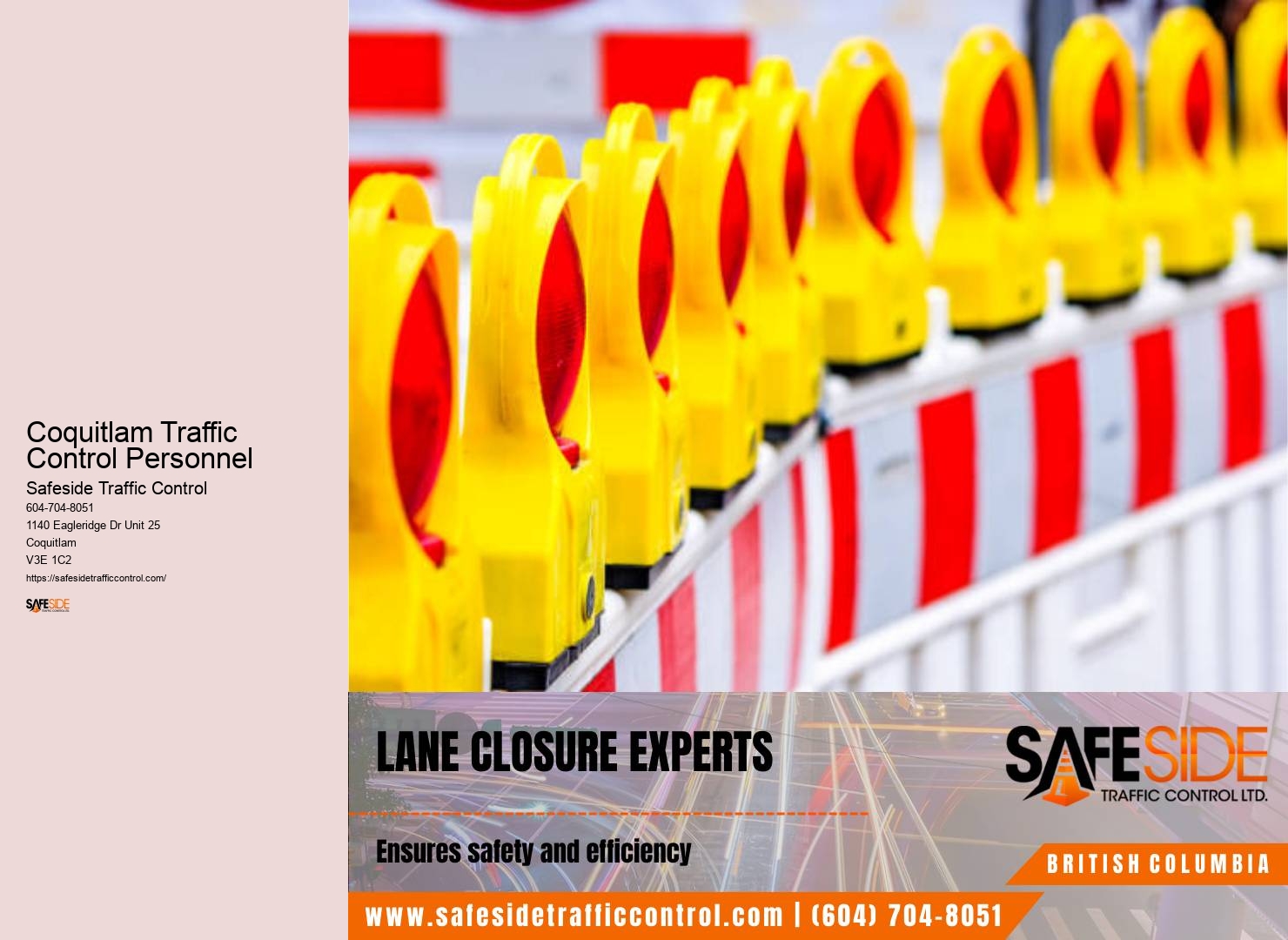 Coquitlam Traffic Control Personnel Traffic Flow Management