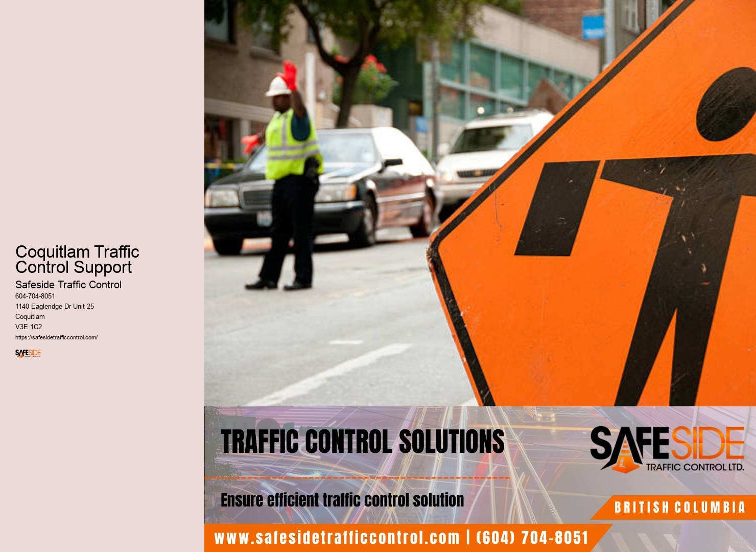 Traffic Control Training Courses in Coquitlam Traffic Control Support