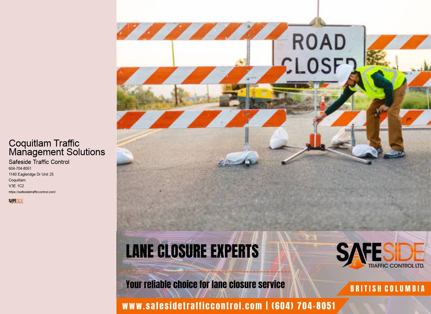 Coquitlam Traffic Management Solutions Traffic Control Service Enhancement