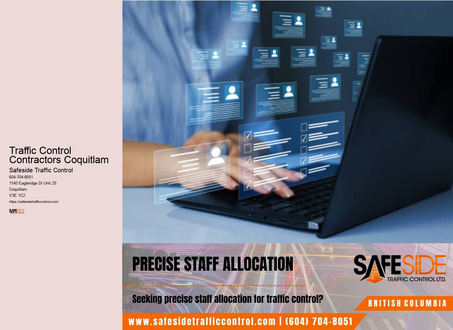 Professional Traffic Control Devices Supplier Traffic Control Contractors Coquitlam