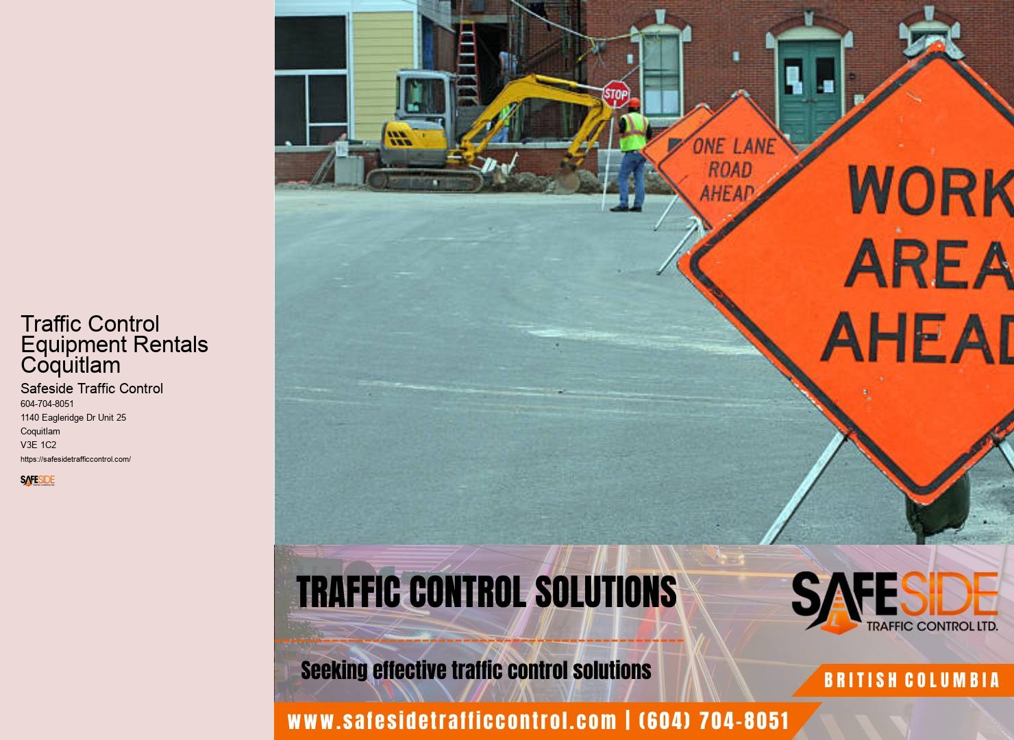 Traffic Control Equipment Rentals Coquitlam Traffic Control Data Analysis
