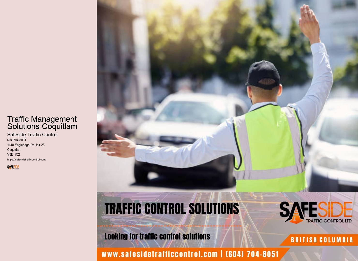 Advanced Traffic Control Training Courses in Traffic Management Solutions Coquitlam
