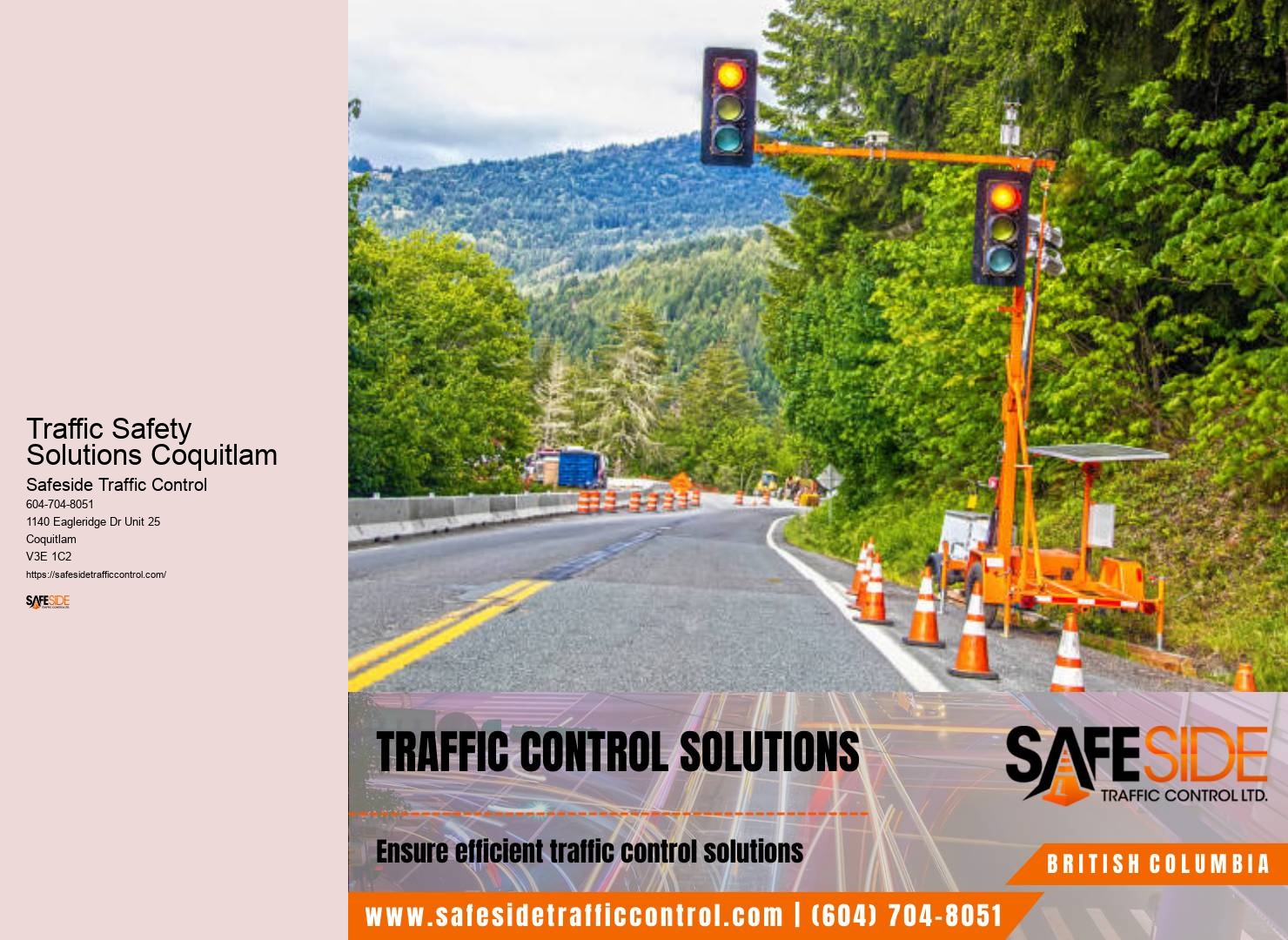 Traffic Safety Solutions Coquitlam Work Zone Safety Solutions Consultancy