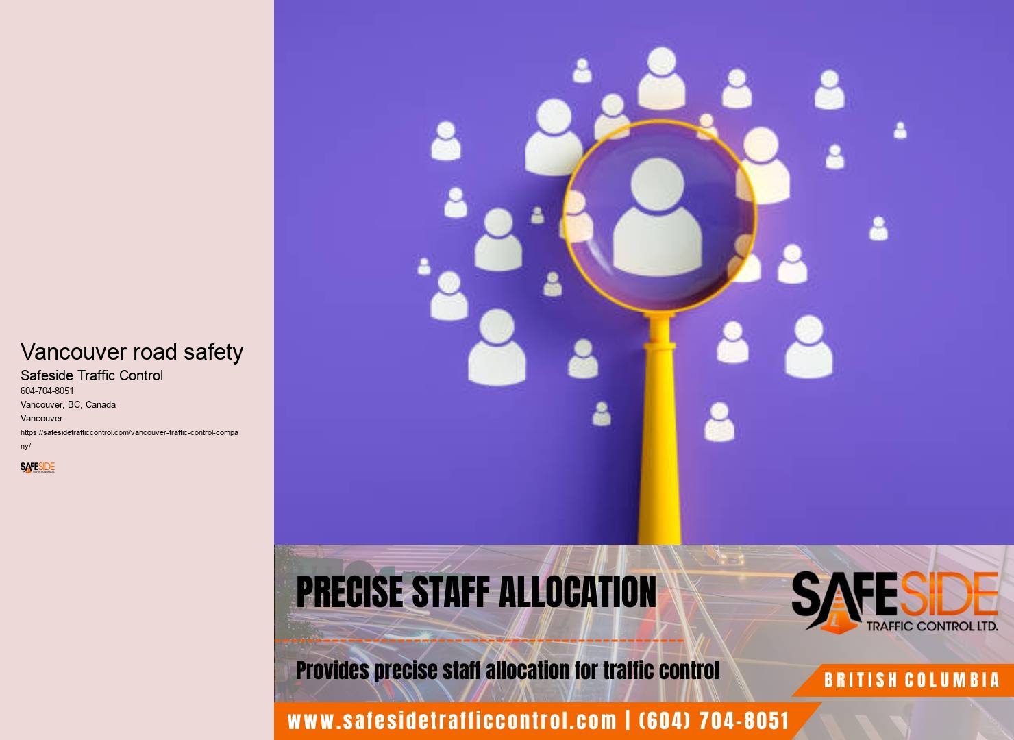 Efficient management of road closures and detours in Vancouver road safety