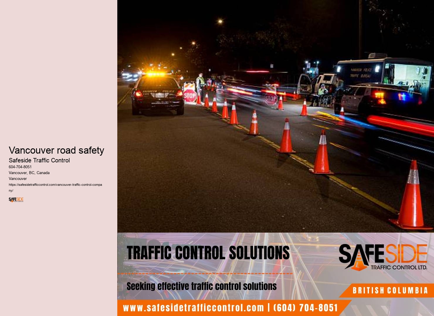 Ensured traffic safety Vancouver road safety